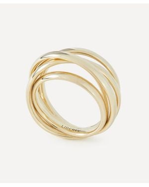 Liberty 9Ct Intertwined Plain Ring - Metallic