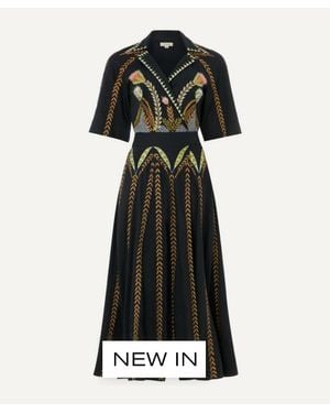 Temperley London Juniper Wrap Dress - Black
