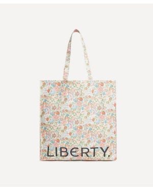 Liberty Elysian Day Cotton Tote Bag - White