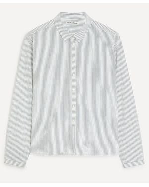 YMC Marianne Pinstripe Shirt - White
