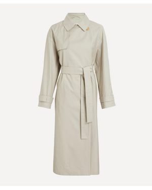 Max Mara 'Baba' Cotton Raincoat in White | Lyst