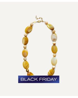 Anni Lu 18Ct-Plated Desert Dreamer Necklace - Blue