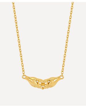 Rachel Jackson 22Ct-Plated Love Story Necklace - Metallic