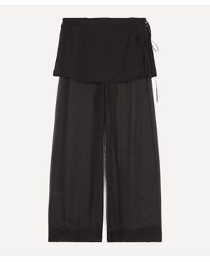 Paloma Wool Low Archive Silk Pants - Black