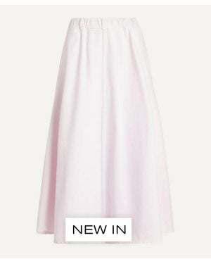 Agolde Circle Denim Skirt - Pink