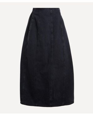Dala Cocoon Skirt - Blue