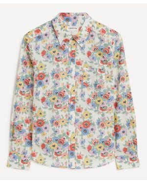 Liberty Tana Lawn Cotton Fitted Shirt - White