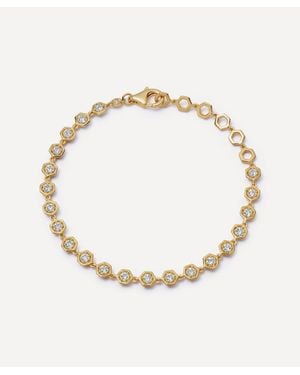 Astley Clarke 18Ct Sapphire Deco Tennis Bracelet - Metallic