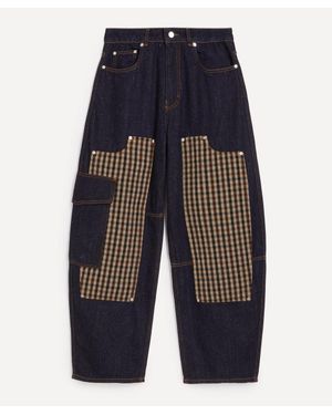 Ganni Neppy Carpenter Jeans - Blue