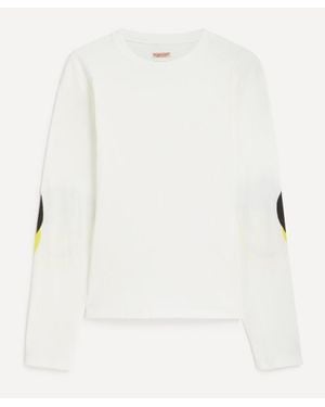 Kapital Catpital Long-Sleeve Patch T-Shirt - White