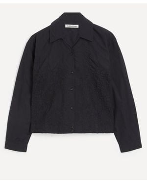 YMC Wanda Embroidered Shirt - Blue