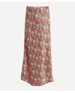 Liberty Silk Slip Skirt - Multicolor