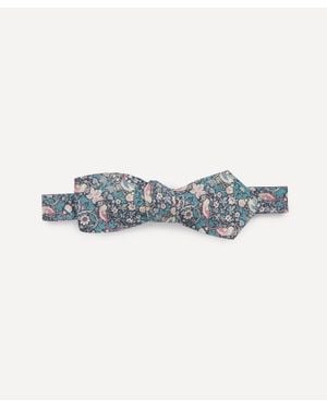 Liberty Strawberry Thief Bow Tie - Blue