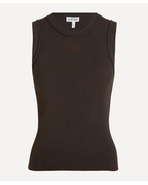 Loewe Anagram Top - Black