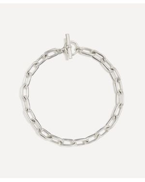Tilly Sveaas Sterling Medium Oval Chain Necklace - White