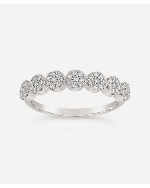 Dinny Hall Recycled Starflower Diamond Pinky Ring - White