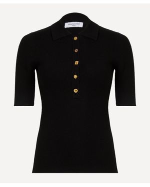 Franchise Pia Wool Polo - Black