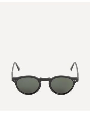 Monokel Forest Round Sunglasses - Black