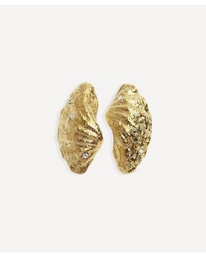 By Alona 18Ct-Plated Maya Stud Earrings - Metallic