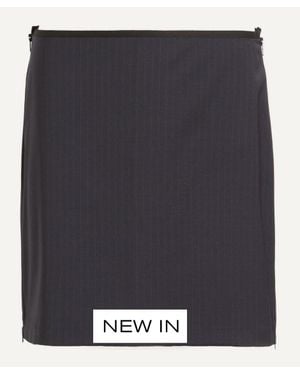 Paloma Wool Lumieti Pinstripe Mini Skirt - Black