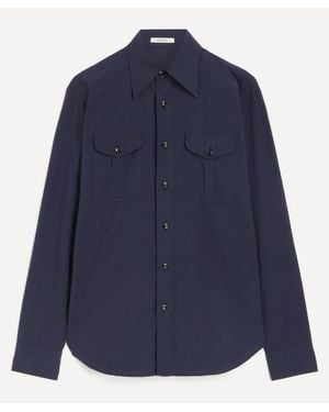 Husbands Boy Scout Poplin Shirt - Blue