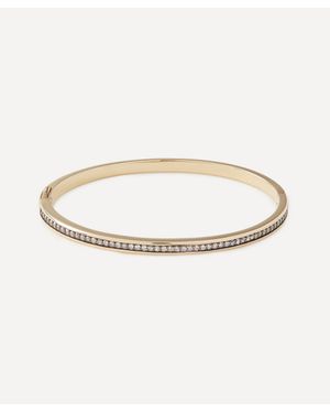 BY PARIAH 14Ct Classic Champagne Diamond Bangle Bracelet - Natural