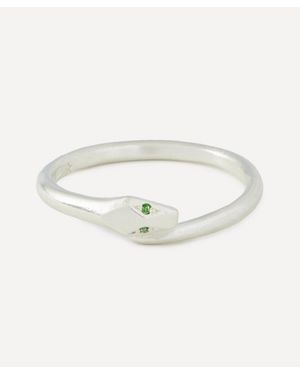 Seb Brown Sterling Serpent Ring - White
