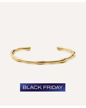 Missoma 18-Plated Molten Cuff Bracelet - White