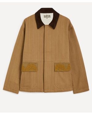 Kartik Research Jodhpur Embroidered Jacket - Brown
