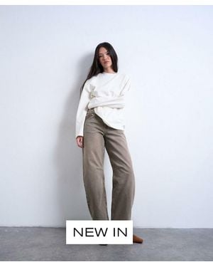 TOPSHOP Barrel Jeans - White