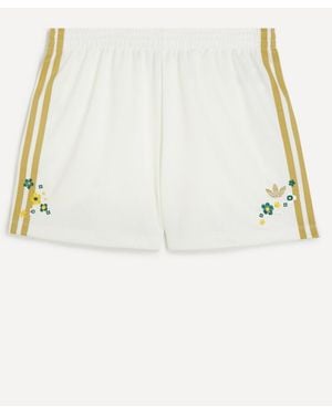 adidas X Liberty London Off- Three-Stripes Firebird Shorts - Metallic