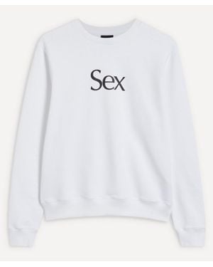 More Joy Sex Cotton Sweatshirt - White