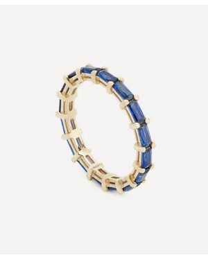 Liberty 9Ct Waterfall Sapphire Ring - Blue