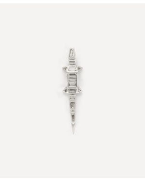Bibi Van Der Velden 18Ct Diamond Alligator Drop Earring - White