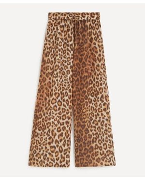 Aje. Atomic Silk Relaxed Pants - Natural