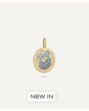 Cece Jewellery 18Ct Skeleton Lovers Diamond Pendant Necklace - White