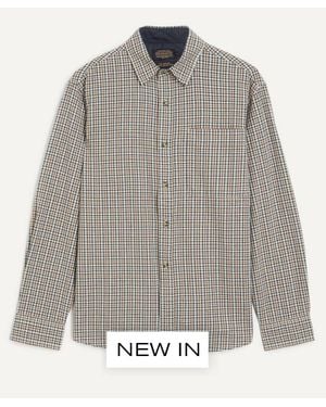 Pendleton Lined Collar Plaid Shirt - Grey
