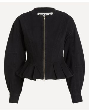 Dala Peplum Jacket - Black