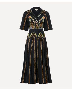 Temperley London Juniper Wrap Dress - Black