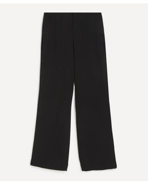 Reformation Vida Low-Rise Pants - Black