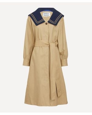 Damson Madder Ella Trench Coat - Natural