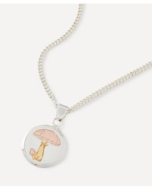 Conor Joseph Sterling Mushroom Pendant Necklace - Natural