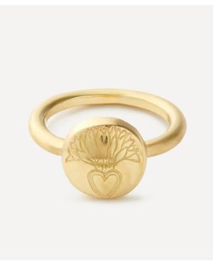 Alice Cicolini 18Ct Goddess Venus Single Motif Signet Ring - Metallic