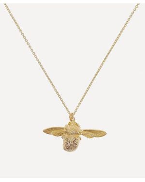 Alex Monroe Plated Bumblebee Necklace - Metallic