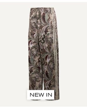 adidas X Liberty Firebird Satin Tracksuit Bottoms - White