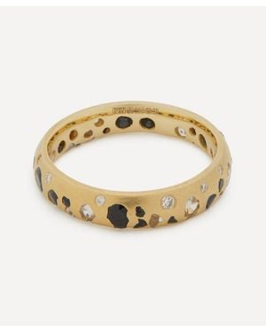 Polly Wales 18Ct And Confetti Diamond Ring - Metallic