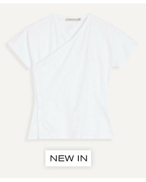 Paloma Wool Olimpia Crossed Raglan Top - White