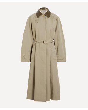 Acne Studios Belted Trenchcoat - Natural