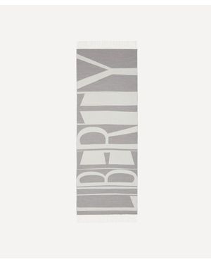 Liberty Letters 70X200 Wool Scarf - Gray