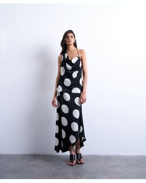 TOPSHOP Maxi Slip Skirt - White